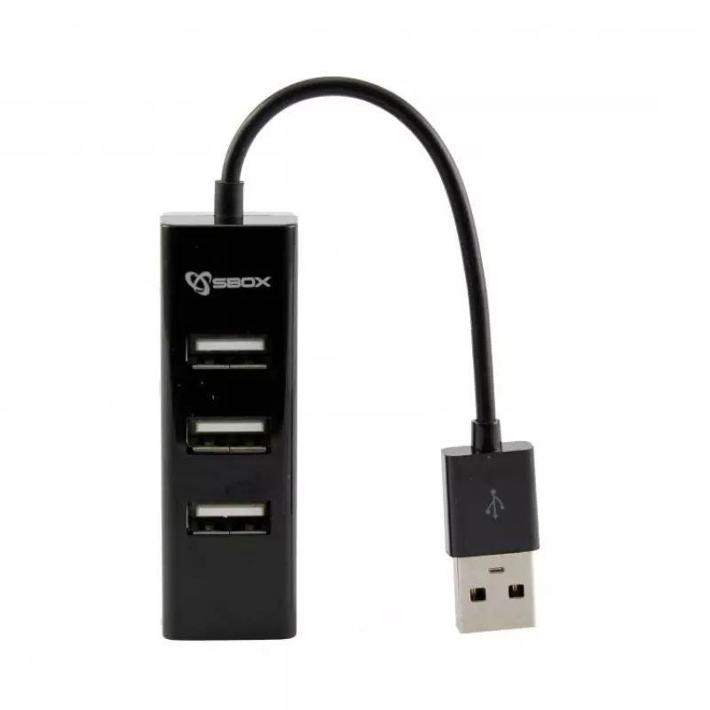 Sbox H-204 USB 4 pordi jaotur must