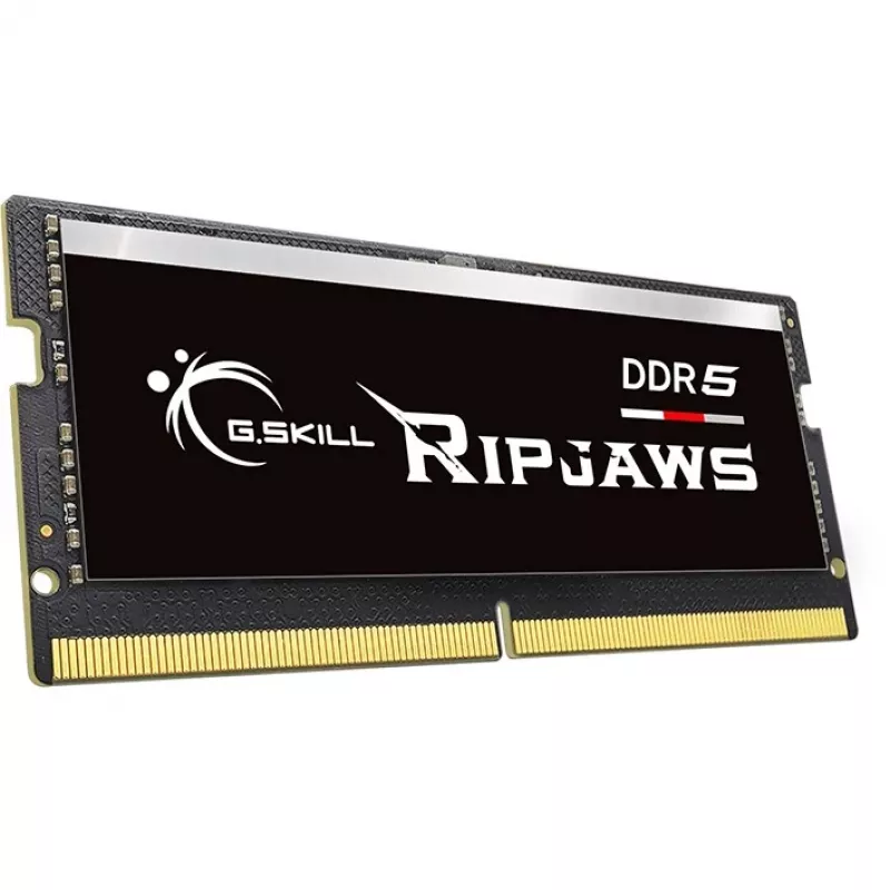 SO-DIMM 32 GB DDR5-5600 (2x 16 GB) Dual-Kit, Arbeitsspeicher schwarz, F5-5600S4040A16GX2-RS, Ripjaws, INTEL XMP
