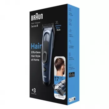 Braun HC5350 juukselõikur, 17 pikkust, juhtmevaba