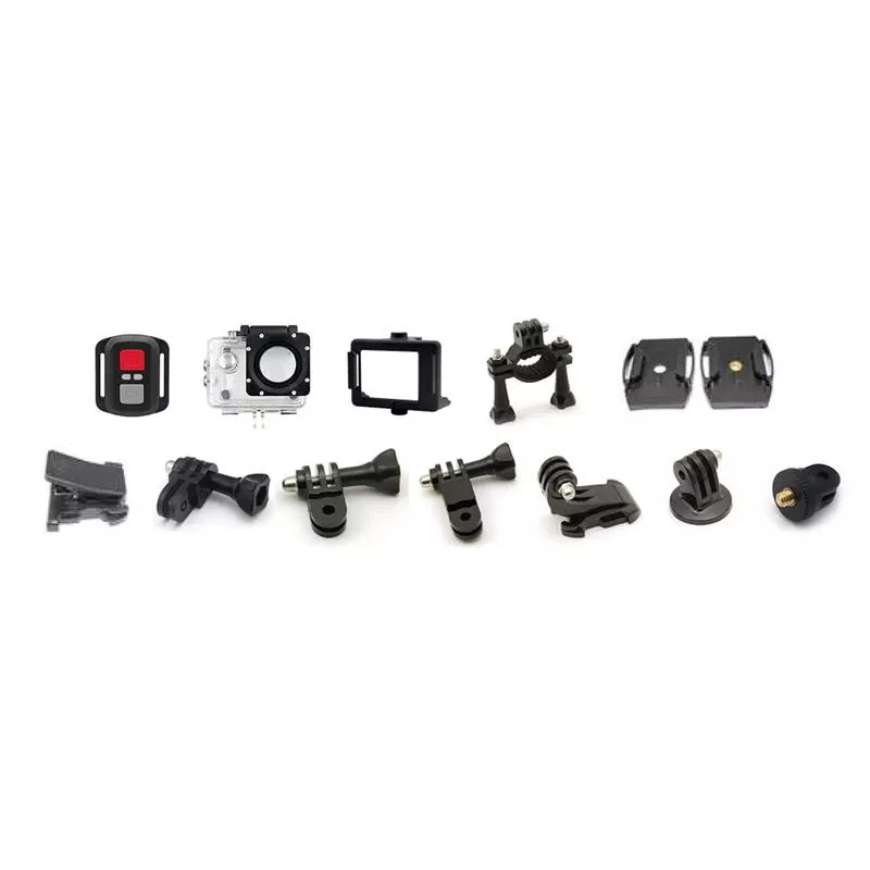 Easypix GoXtreme Enduro Must - action-kaamera - kinnitatav - 4K / 30 fps - 8.0 MPix - Wi-Fi - veealune kuni 30 m - Must