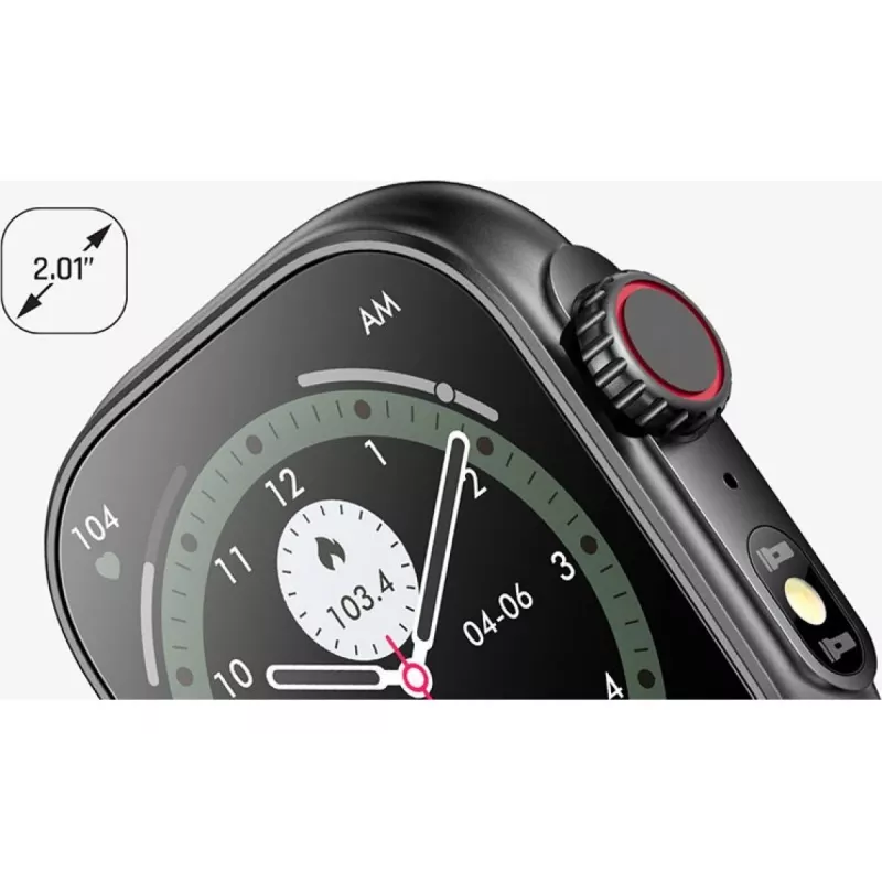 myPhone Watch Tool 5.08 cm (2) IPS 24 mm Digitaalne 240 x 296 pikslit Puuteekraan Must