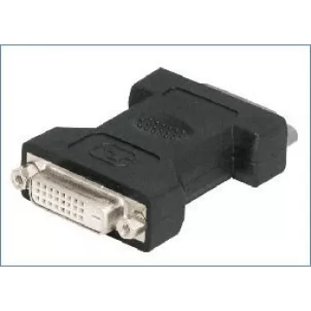 DVI-adapter, 24+1 kontaktiga DVI-pistik / 24+1 kontaktiga DVI-pistik adapter kahe DVI-kaabli ühendamiseks (38998)