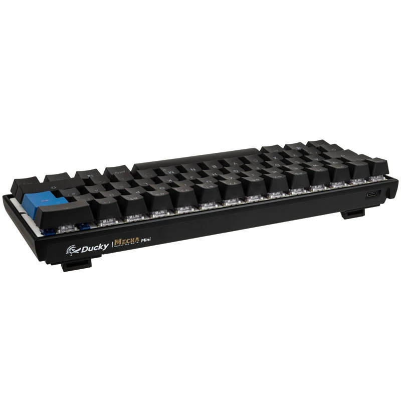 Ducky Mecha Mini klaviatuur mängimiseks, USB, saksa, must