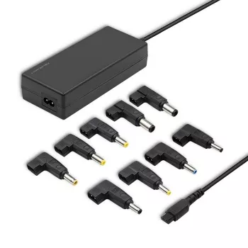 Qoltec 50012 Automaatne universaalne toiteadapter 90W | 9 pistikut | +toitekaabel
