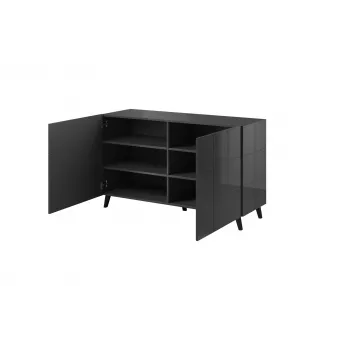 Cama Kummut 2D REJA grafiithall läikiv/grafiithall läikiv