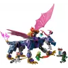 LEGO konstruktsioonimänguasi NINJAGO 71842 Rontu the Master Dragon — 381 tükki, 4 minifiguuri, vitriinimudel 130 mm
