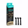happybrush ECO R2 asendusharjapead, must, 3 tk
