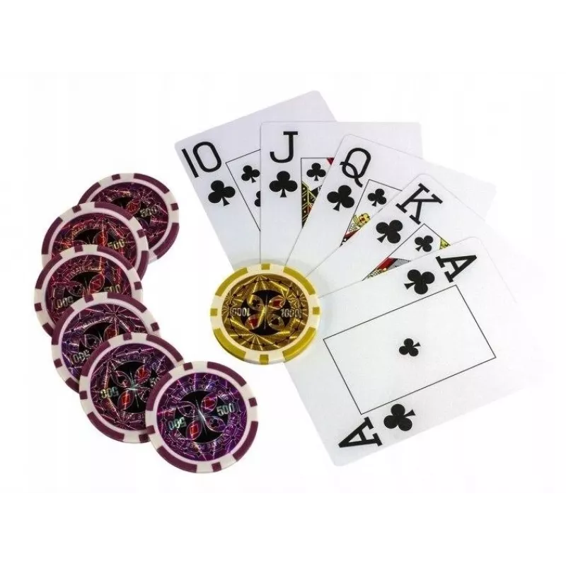 Extralink Set DO Pokera Premium 300 Chips 2 Decks and Dice case