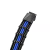 CableMod CableMod PRO ModMesh 12VHPWR kaablipikenduskomplekt must/sinine — 12VHPWR GPU toitepikendus