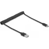 USB-kaabel DeLOCK 90133 USB 2.0 0,8 m must