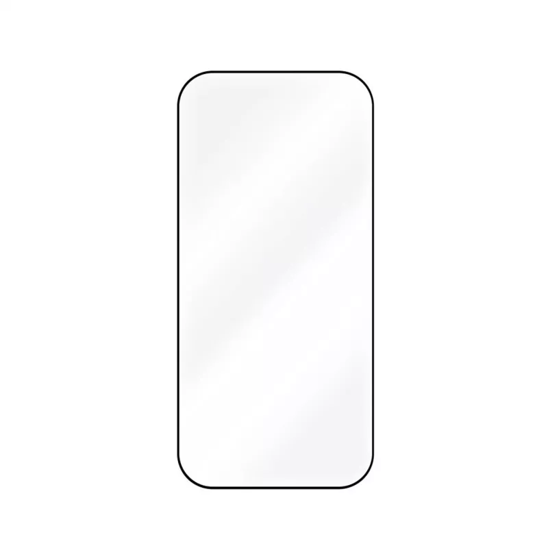Karastatud klaasist ekraanikaitse FIXED Apple iPhone 17-le 2.5D Full Cover — 2 tk, must