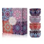 Set of 4 Soy Candles Extralink Home, Scented Decorative Candles for Gifts + Box