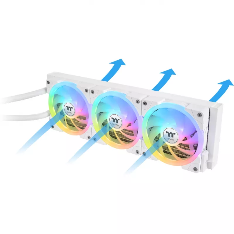 AIO vedelikjahuti THERMALTAKE MAGFloe 360 Ultra Valge 360 mm radiaator, 360 mm, valge