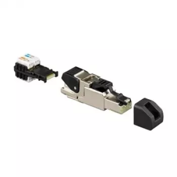 RJ45 universaalne pistik Rutenbeck 13900320 — Cat.6A ISO B ühilduv