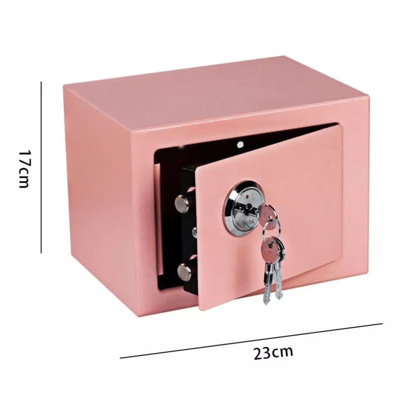Extralink Home | Home Safe | kontor, võtmekapp, turvaseif, roosa, S-404