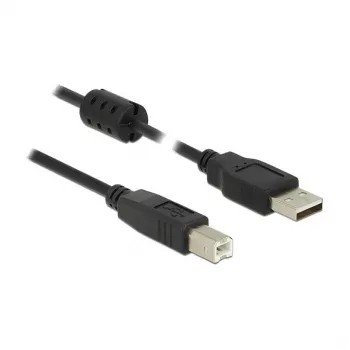 DeLOCK 84896 USB-kaabel USB 2.0 1,5 m USB A USB B Must