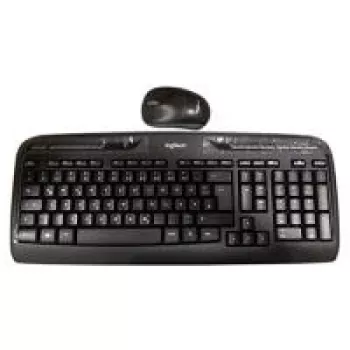Logitech Wireless Combo MK330, klaviatuuri-hiire komplekt, saksa, must (920-003967)