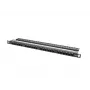 Lanberg PPU5-0024-B - RJ-45 - Cat5,Cat5e - Must - Metall - Rackipaigaldus - 0,5U (PPU5-0024-B)