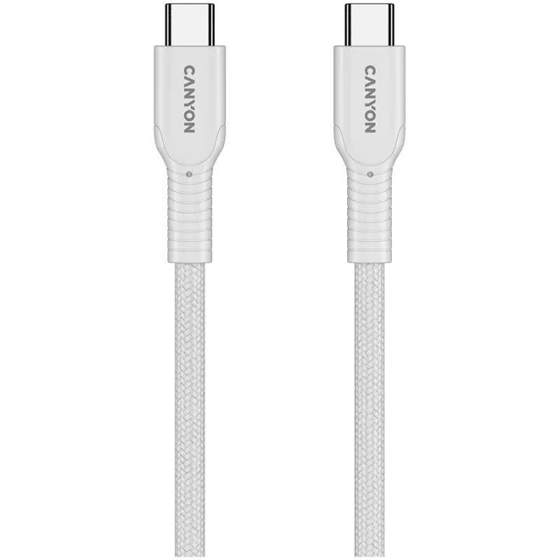 CANYON kaabel OnWire 60CL C-C 60W COLOR Punutud 1m Valge