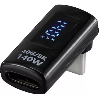 Renkforce USB-C Adapter[1x Pistikut - 1x Pistikupesa] USB4 L-tüüpi isane emasele (RF-6826674)