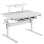 Ergo Office laste ergonoomiline kirjutuslaud ER-483 – reguleeritava kõrgusega kompaktne disain