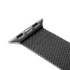 FIXED asendusvõrkrihm Apple Watchile — ühildub 42/44/45/46/49 mm (must)
