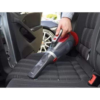 Black & Decker ADV1200 käeshoitav tolmuimeja, hall, punane, ilma kottita