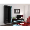 Cama riiul VIGO NEW 180/40/30 must/must läikiv