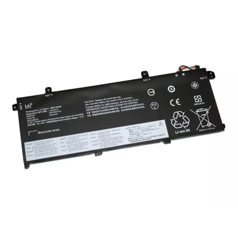 Aku Lenovo P14s / T490 51 Wh 11,55 V Li-Ion Tritonilt (L18L3P73) 4372 mAh, must