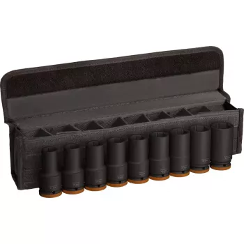 Padrunikomplekt Bosch PRO 3/4 tolli, 9-osaline sügavpadrun, must