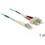 DeLOCK LC-SC optiline kiudkaabel, multi-mode OM3, 1 m