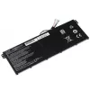 Aku roheline Cell AC52 Acer Aspire E11 ES1-111M ES1-131 E15 ES1-512 Chromebook CB3-111 CB5-311, 11,4V 2200mAh Li-Ion, 3 elementi, must