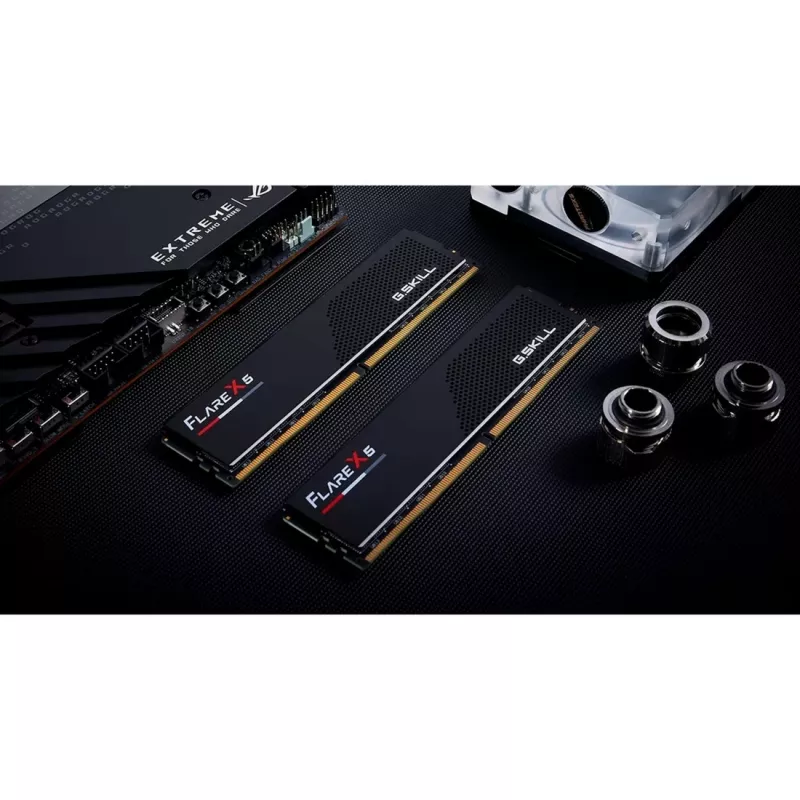DIMM 96 GB DDR5-5600 (2x 48 GB) Dual-Kit, Arbeitsspeicher schwarz, F5-5600J4040D48GX2-FX5, Flare X5, AMD EXPO