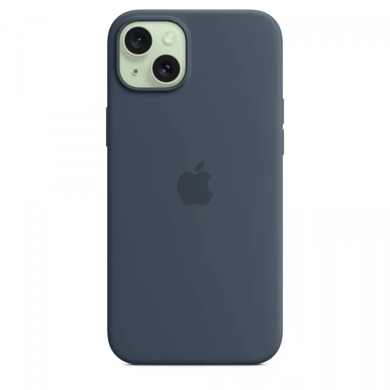 Apple iPhone 15 Plus silikoonümbris MagSafe'iga - Storm Blue