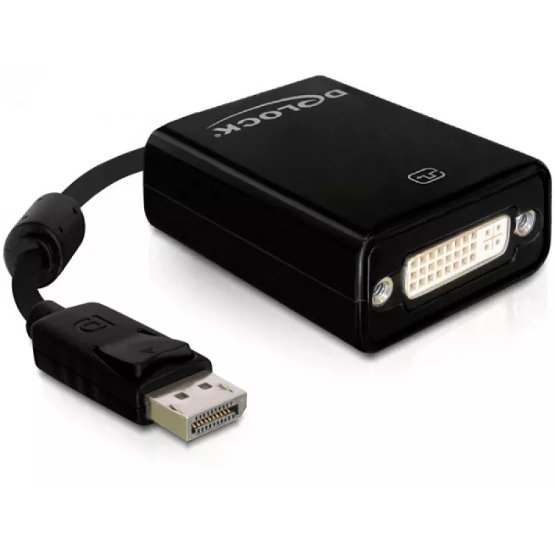 Delock Adapter Displayport isane > DVI 24+5 emane - DisplayPort-Adapter - DisplayPort (M)