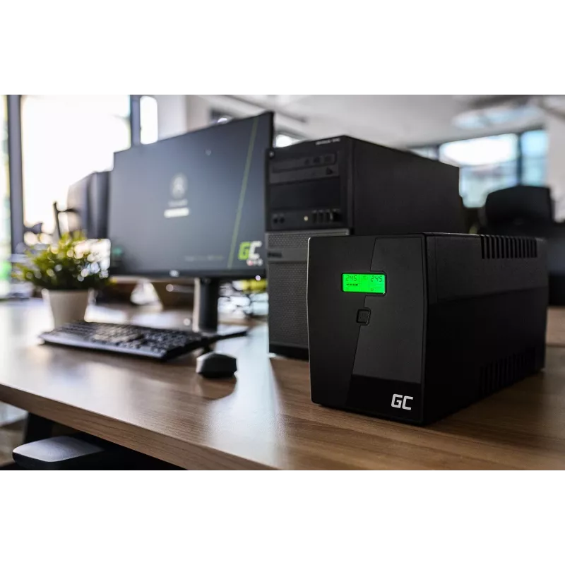 Green Cell UPS03 katkematu toiteallikas (UPS) Line-Interactive 1.999 kVA 600 W 4 AC-pistikupesa