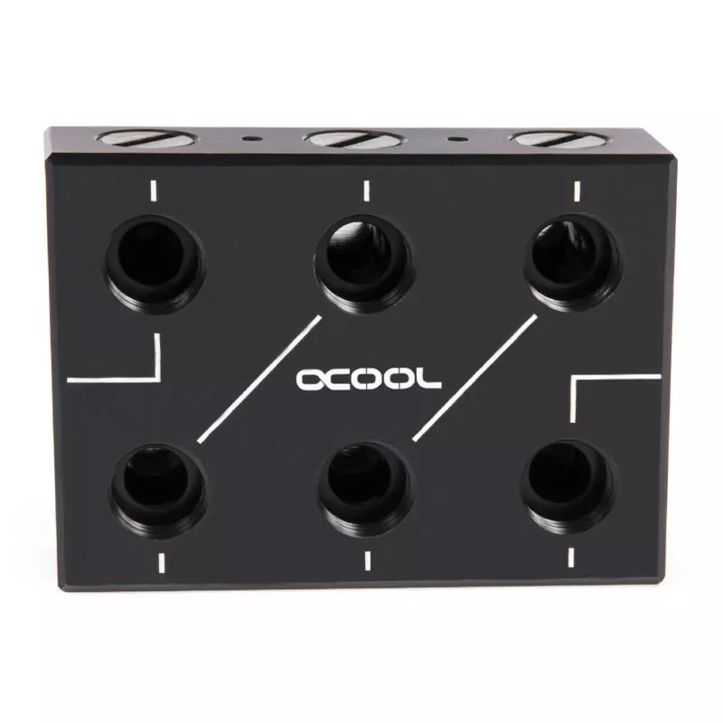 Voolikuühendus Alphacool 12994 Atsetaal Must 78 mm
