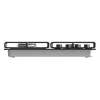 Gorenje Hob GW642AB Gas Number of burners/cooking zones 4 Rotary knobs Must