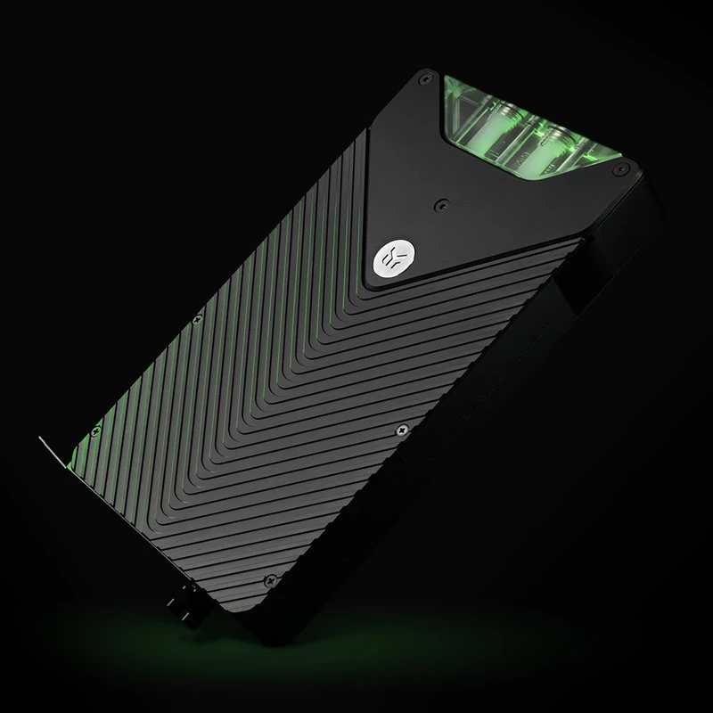 Tagakaas EK Water Blocks Alumiinium Must