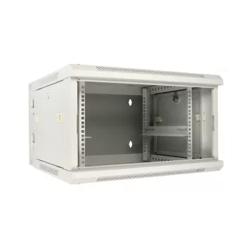 Extralink Rackmount cabinet 6U 600x600 AZH Gray wall mounted, swing type
