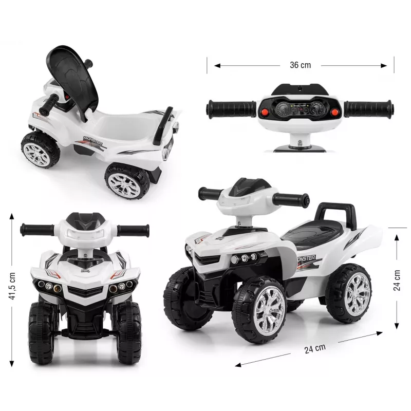 Sõidukmänguasi milly mally Vehicle Monster valge — mudel 5694