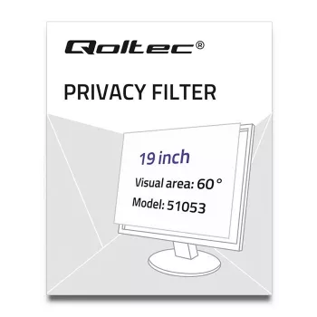 Qoltec 51053 ekraani privaatsusfilter 48,3 cm (19) monitorile