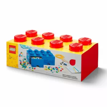 Room Copenhagen LEGO Brick Drawer 8 punane (40061730)