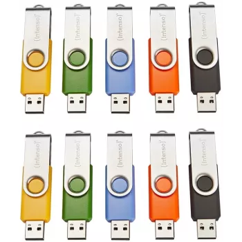 Intenso Basic Line USB-mälupulk 4 GB USB Type-A 2.0 pöörleva pistikuga