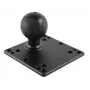 RAM Mounts VESA plaat (120,7 x 120,7 mm) D-kuuliga (2,25 tolli), 75x75 ja 100x100 mm avamuster (RAM-D-246U)