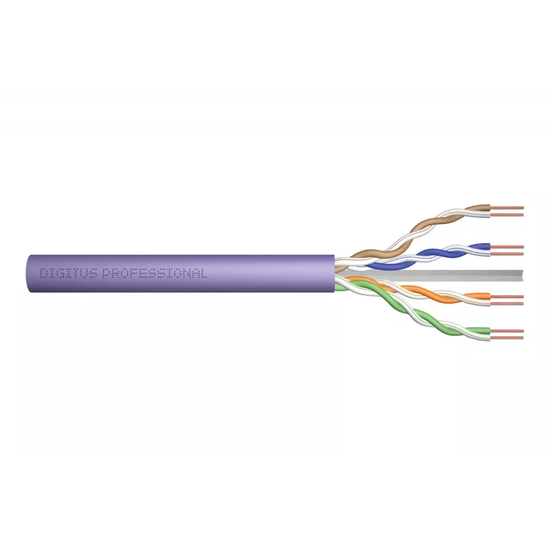 DIGITUS - Bulk kaabel - 100,0m - UTP - CAT 6 - Violet (DK-1613-VH.1)