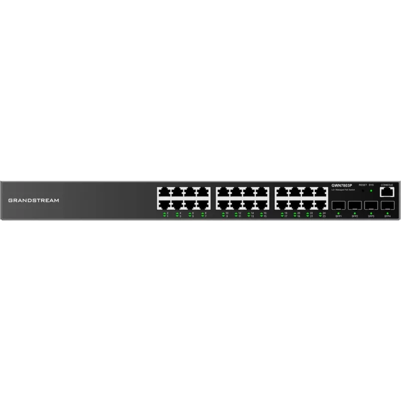 Hallatav L2+ Gigabit Ethernet lüliti Grandstream GWN7803P