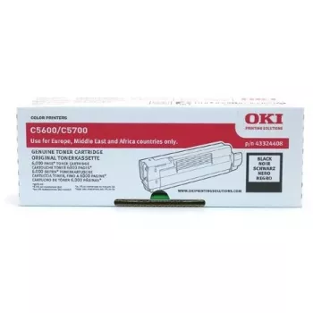 OKI tooner must 6000 lehekülge C5600 C5700 jaoks
