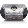 Kaasaskantav raadio ja CD-mängija Lenco SCD-24TR — FM, 4W väljund, LCD, teleskoopantenn, vahelduvvool/alalisvool, 6×C patareid