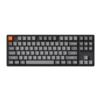 Keychron K8 Max klaviatuur Universaalne USB RF Juhtmevaba Bluetooth Must 87 klahvi RGB LED